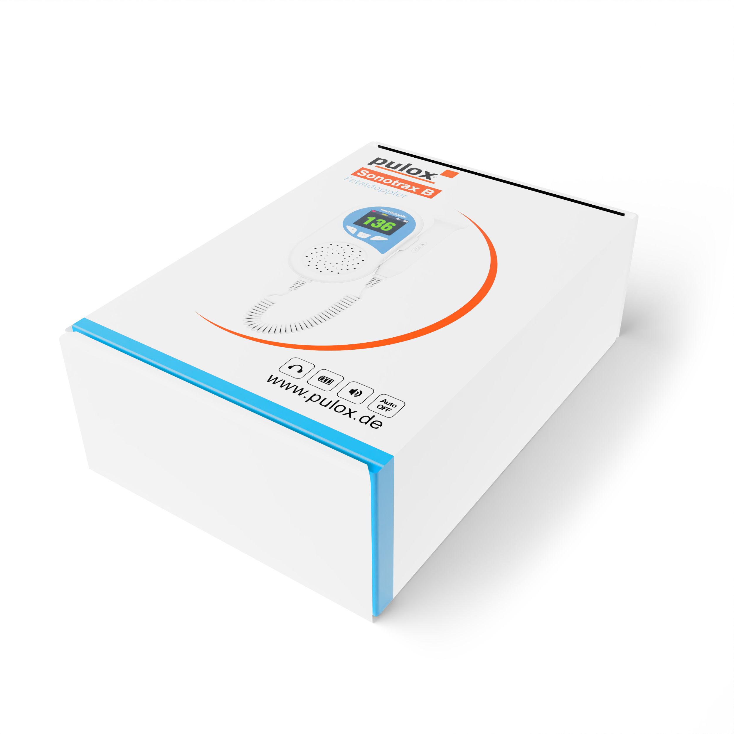 Pulox Sonotrax B - Ultraschall Fetal-Doppler mit Lautsprecher & LCD-Display