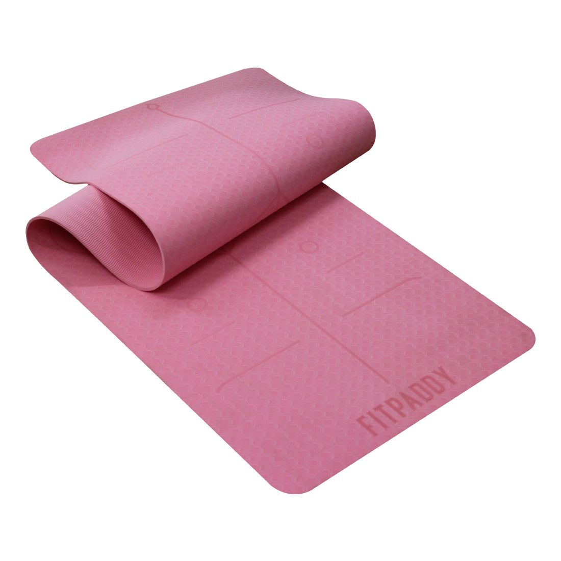 FITPADDY - Tappetino Yoga Pilates Fitness in TPE viola
