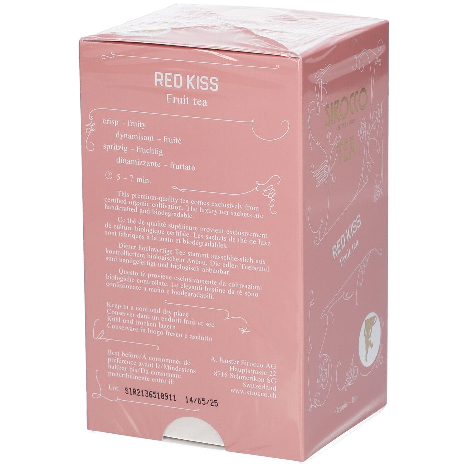 Sirocco Bio Tee Red Kiss Früchtetee