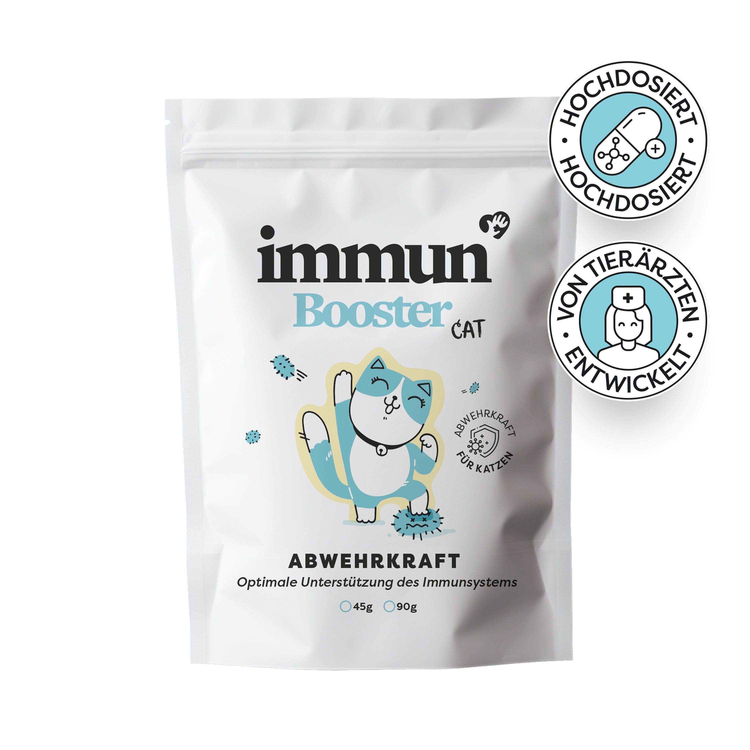 Dr. SAM immunBooster Cat - Hochdosiertes Pulver zur Stärkung des Immunsystems