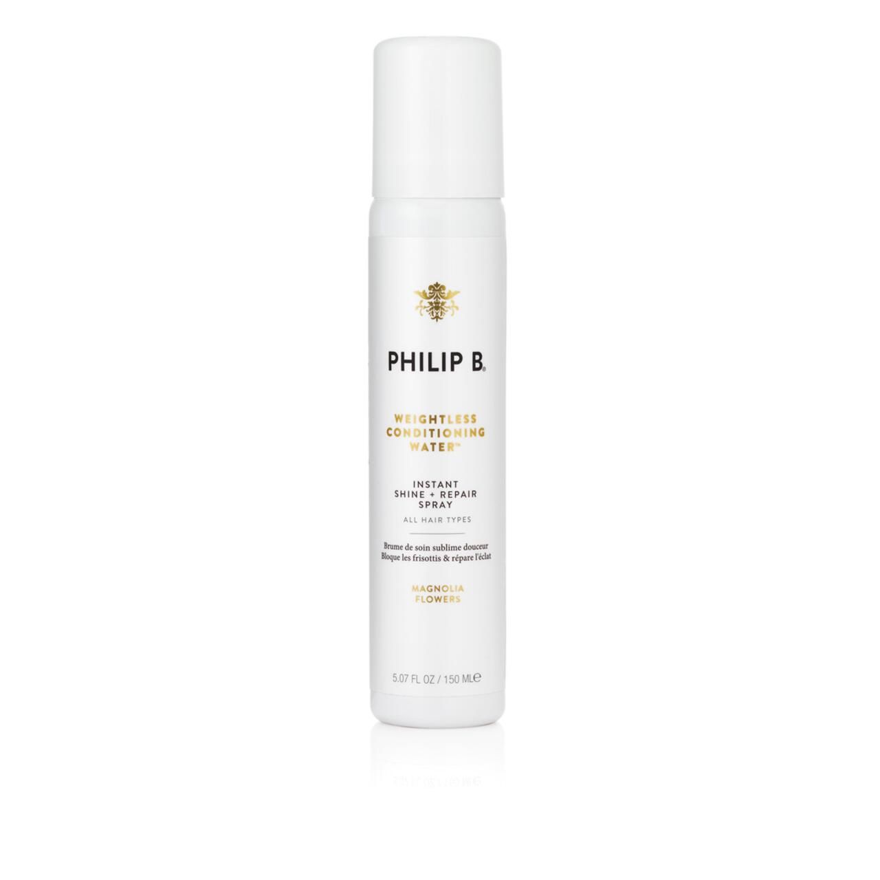 Philip B, Weightless Conditioning Water Instant Shine + Repair Spray