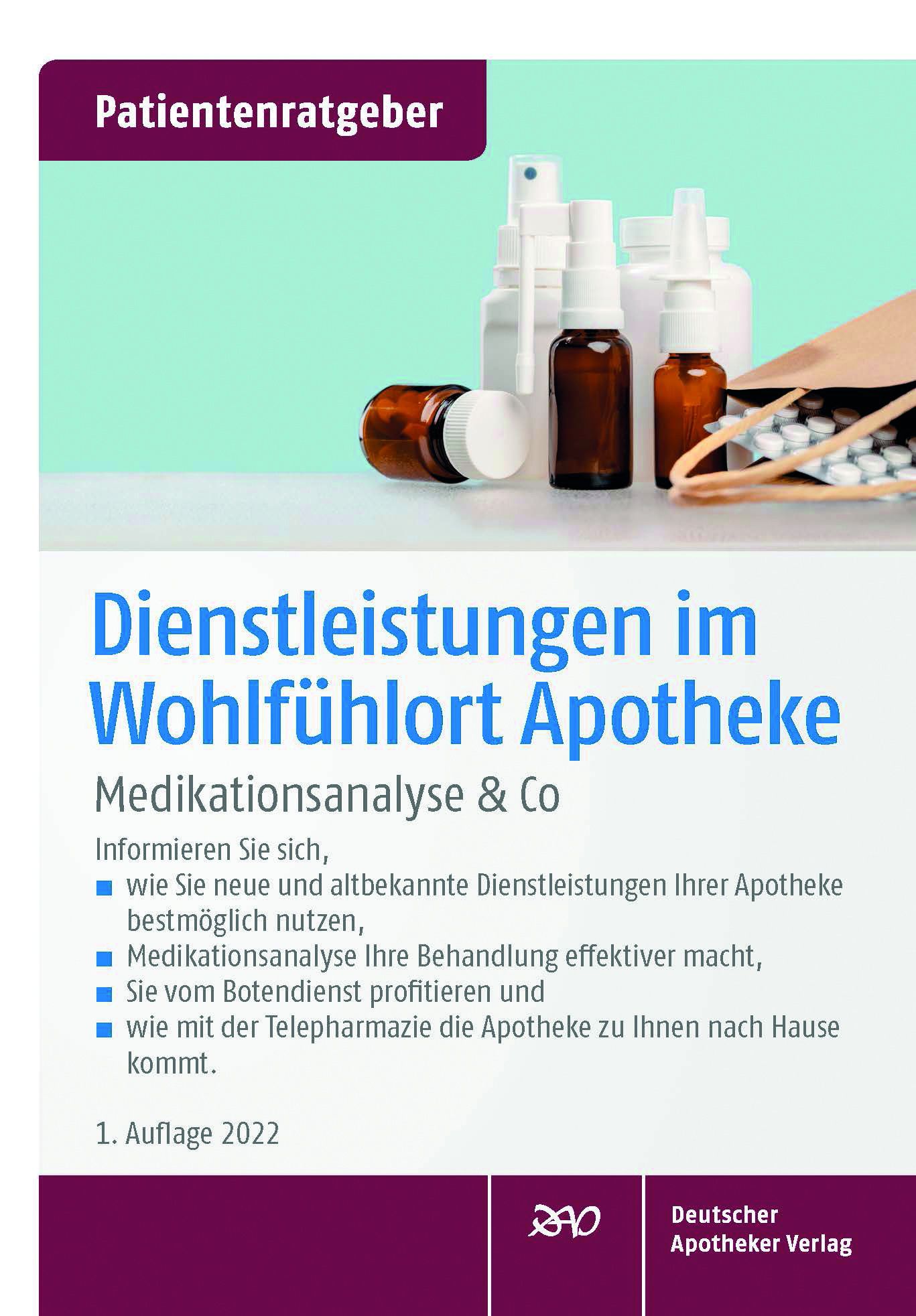 Dienstleistungen im Wohlfühlort Apotheke