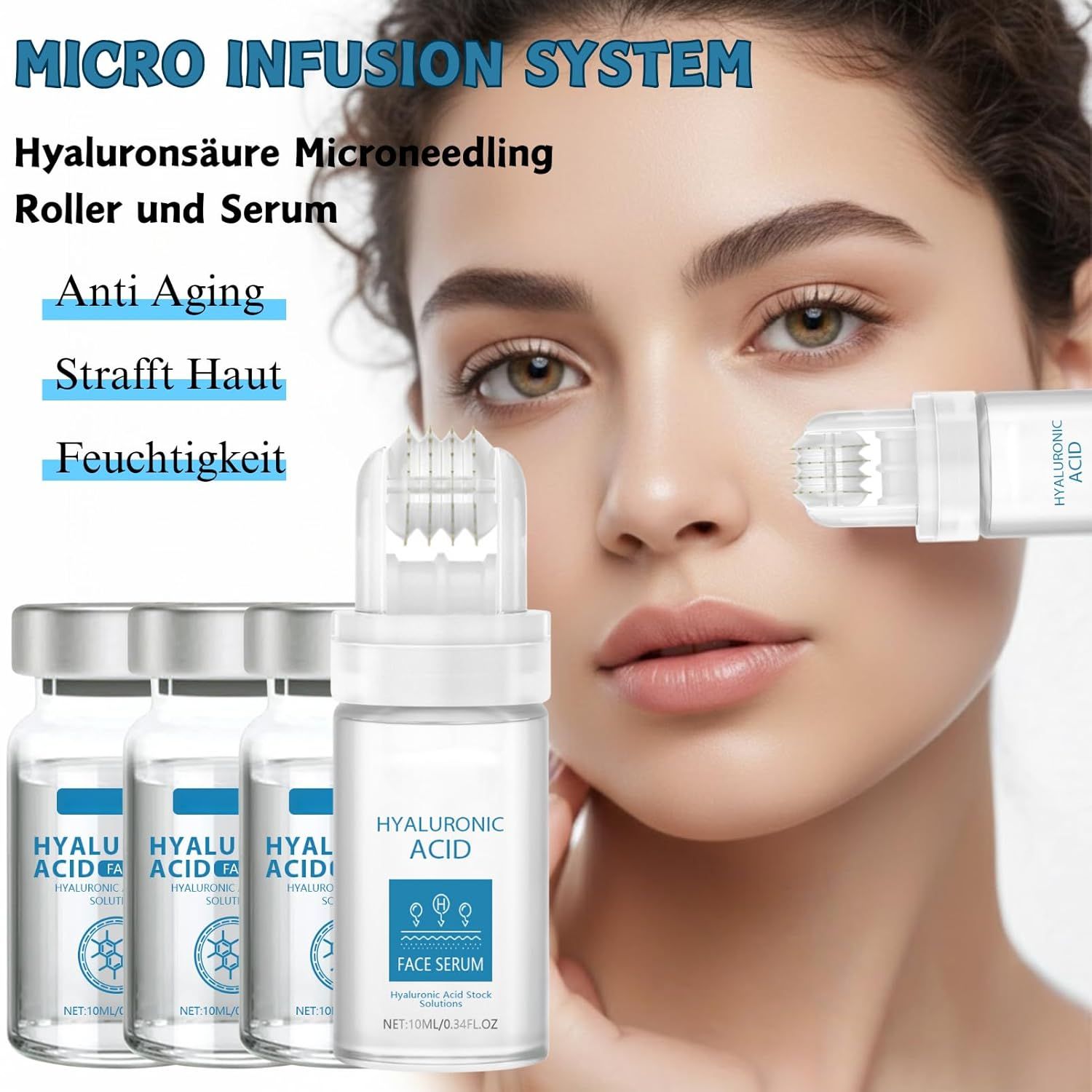 SUMMISHI Micro Infusion System: Microneedling Roller