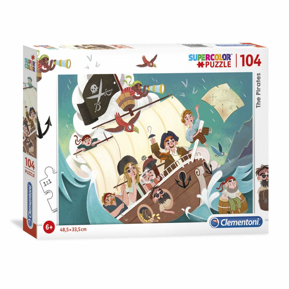 Clementoni 104Pcs Puzzle Pirates 27278 X6