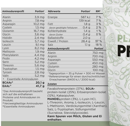 HBN Supplements - Plant Based Protein 700 g Pulver