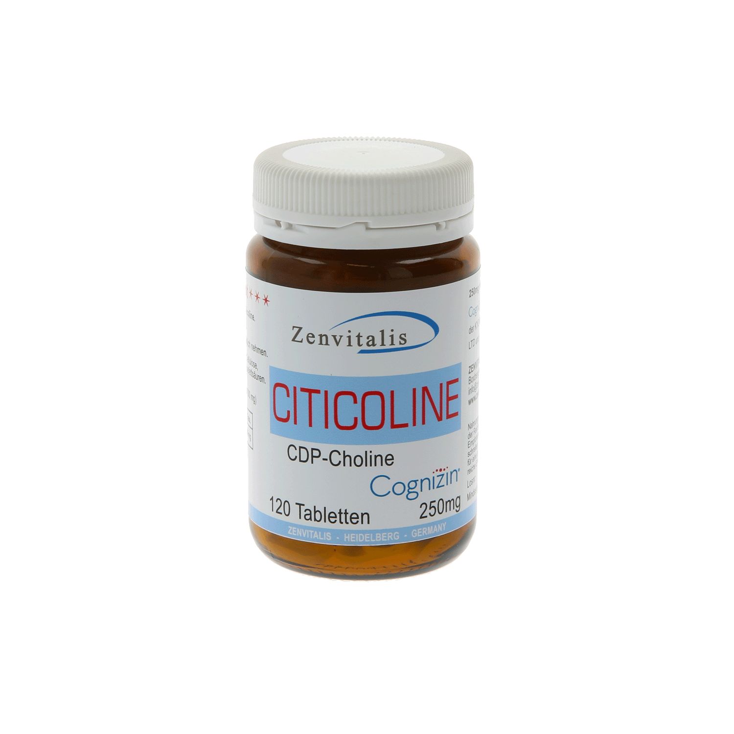 Zenvitalis Cognizin Citicolin (CDP-Cholin) 120 Tabletten 84 g