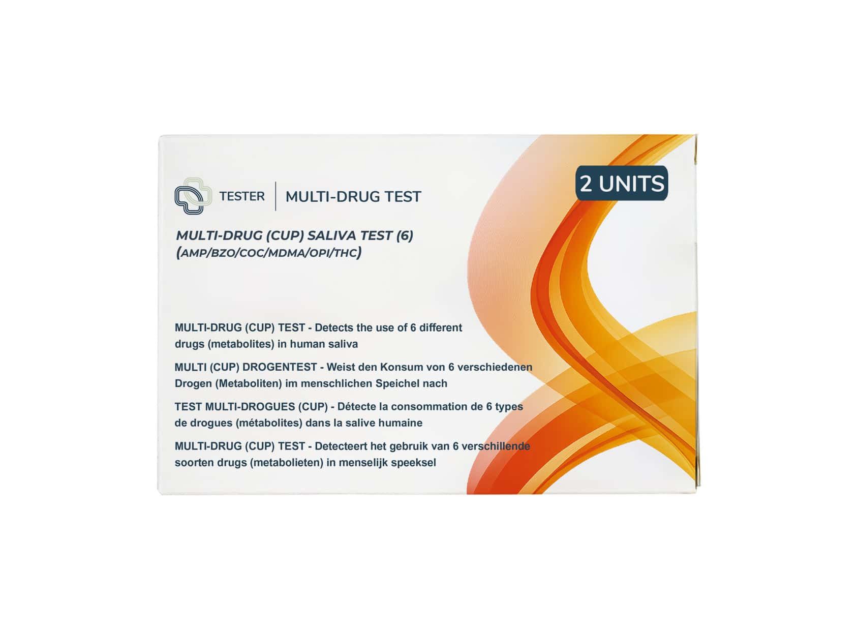The Tester - Multi-Drug 6 Drug Screen Speichel-Selbsttest 1 St