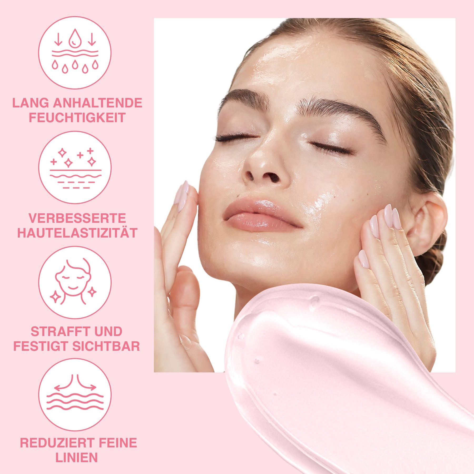 ALIVER Collagen Maske Nachtmaske Night Wrapping Mask Peel off mit Pinsel