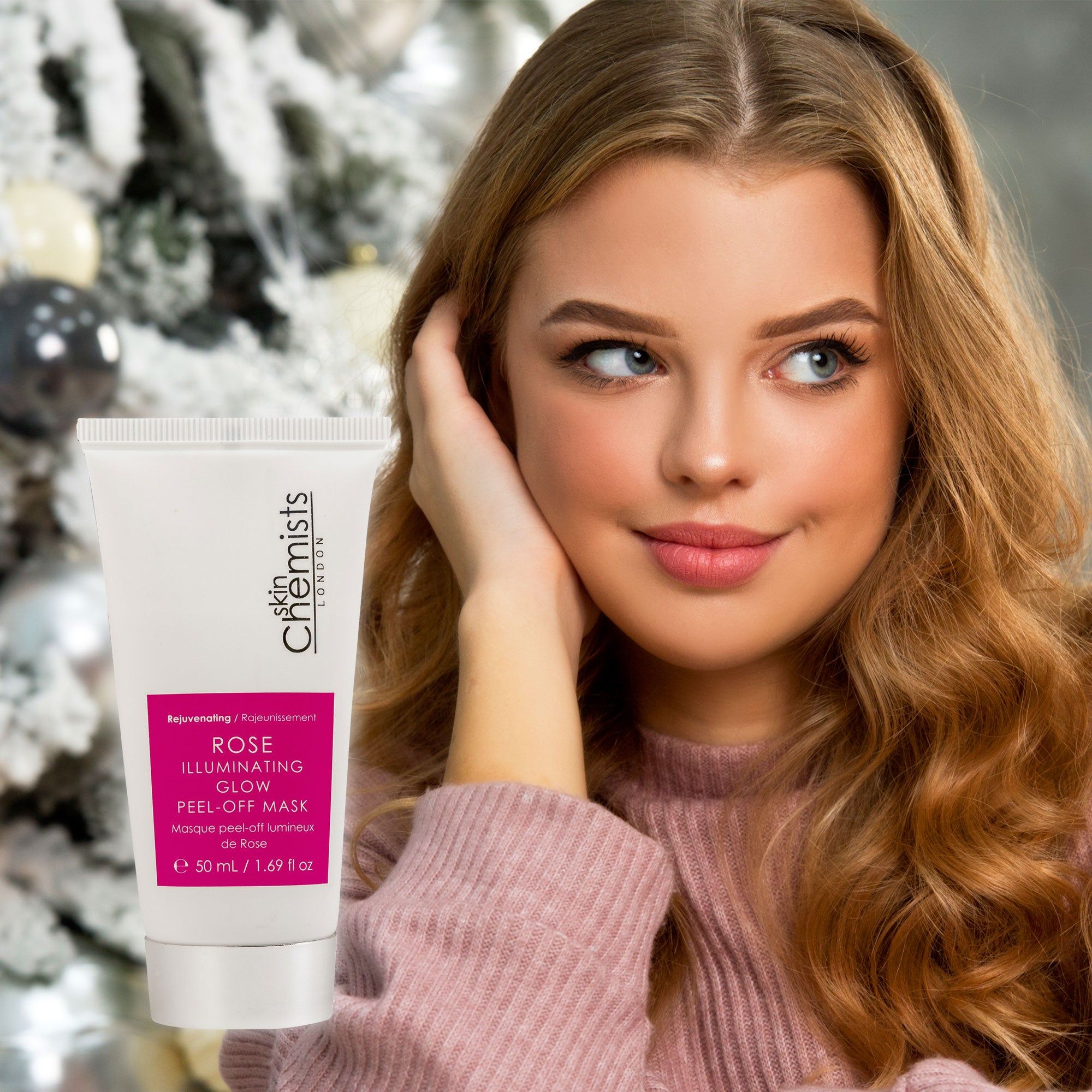 SkinChemists Rose Illuminating Glow Peel-Off-Maske
