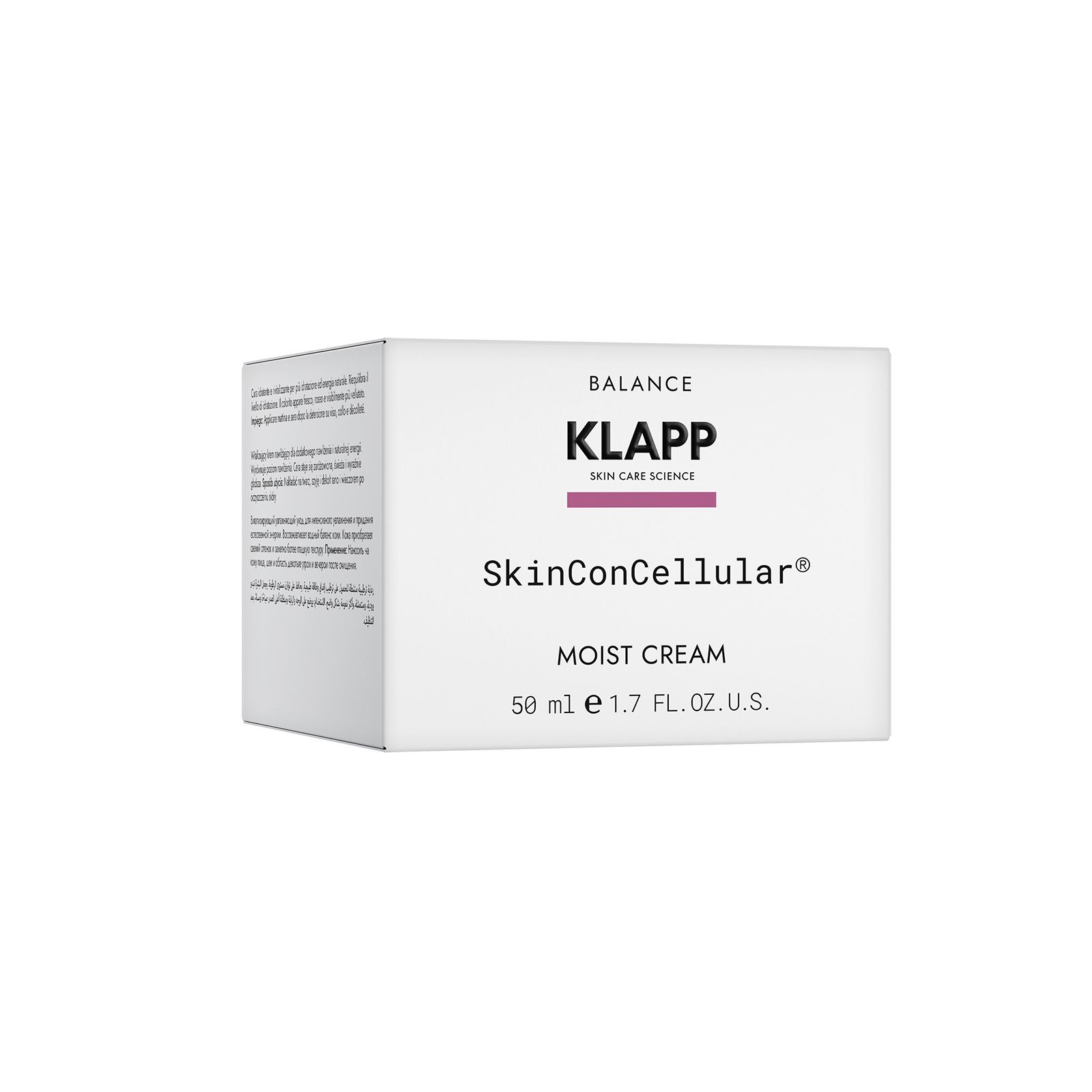Klapp, SkinConCellular Moist Cream
