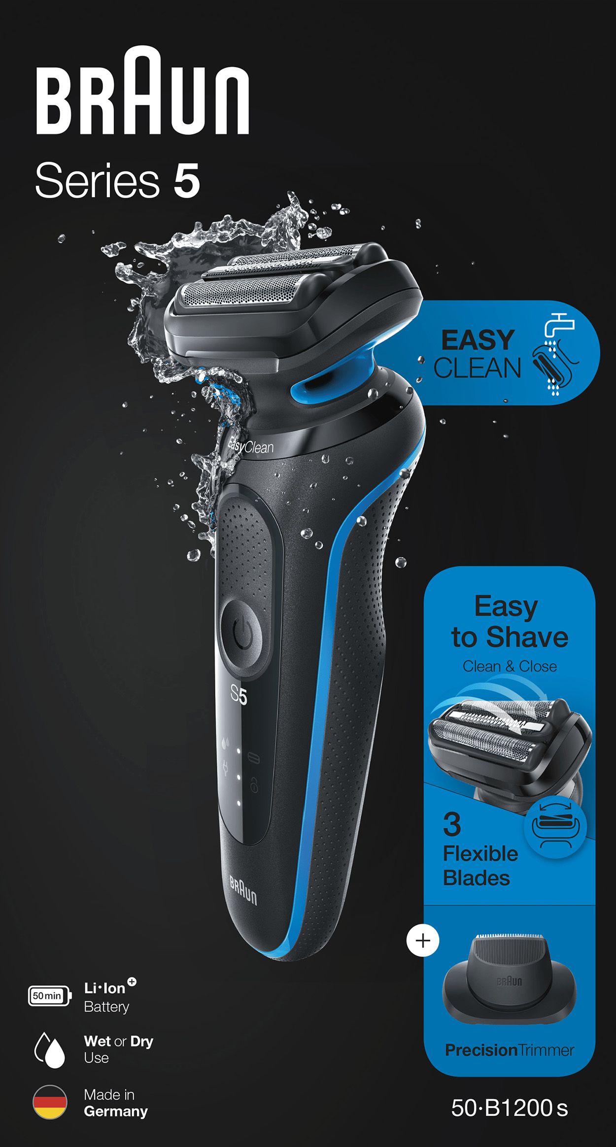 Braun Series 5 50-B1200s Barttrimmer