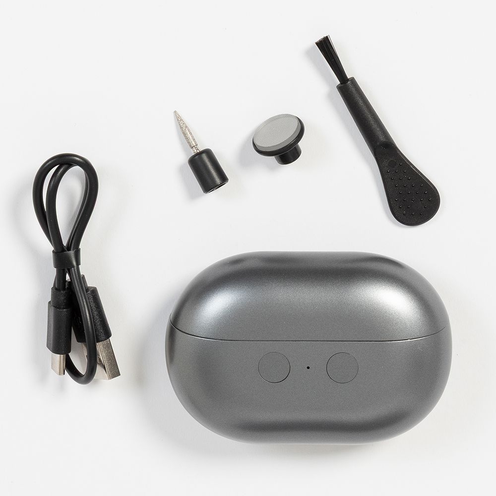 EUROtops Nageltrimmer mit LED & Feile – elektrisch, 2 Stufen & USB-Akku