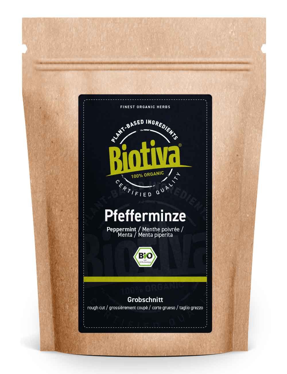 Biotiva Pfefferminz Tee Grobschnitt Bio
