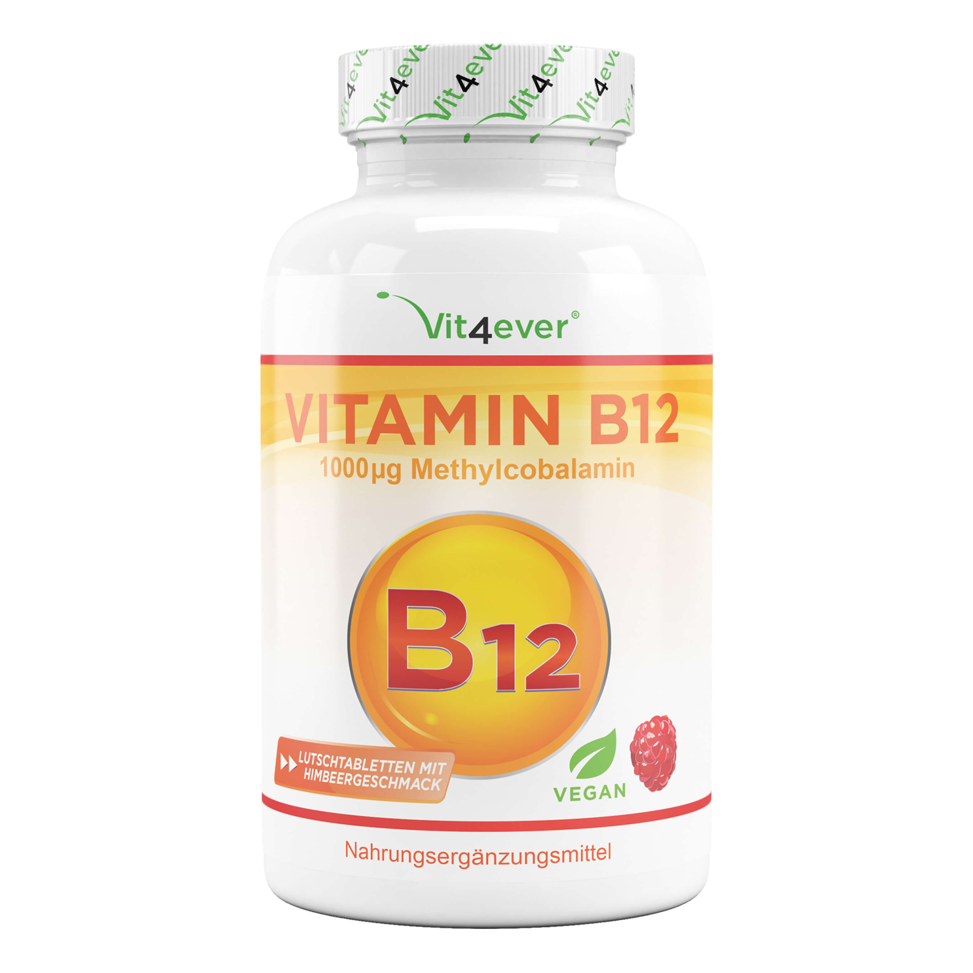 vit4ever Vitamin B12 1000 mcg Aktives B12 Methylcobalamin