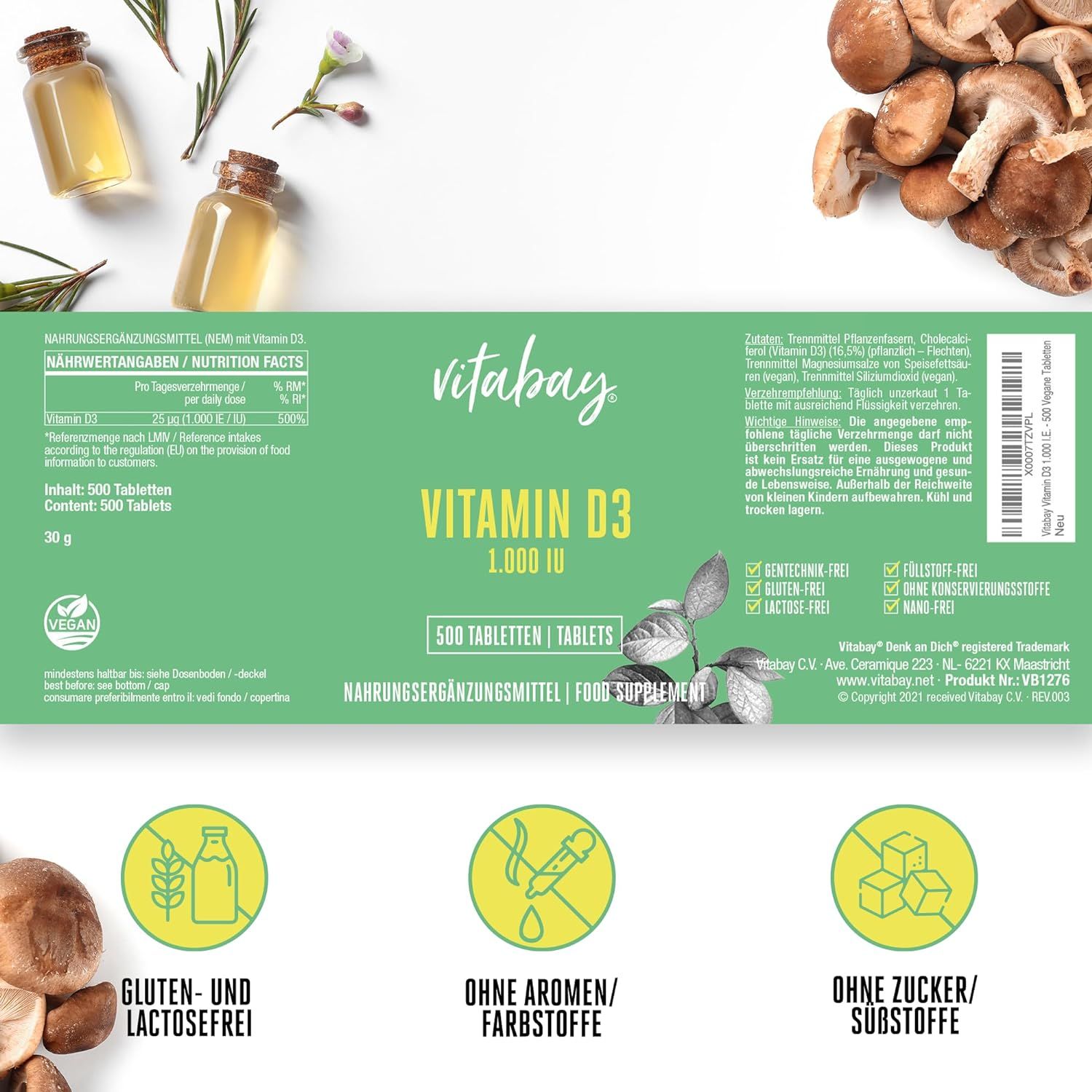 Vitabay Vitamin D3 Depot 1000 I.E.