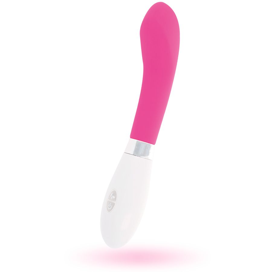 GLOSSY - Silikonvibrator mit geschwungener Form