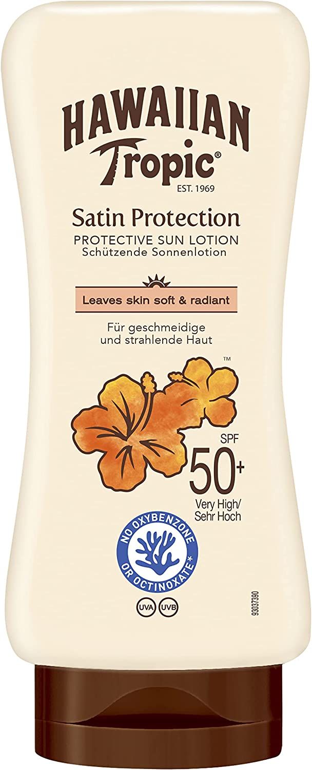 satin ultra radiance sun lotion SPF50+