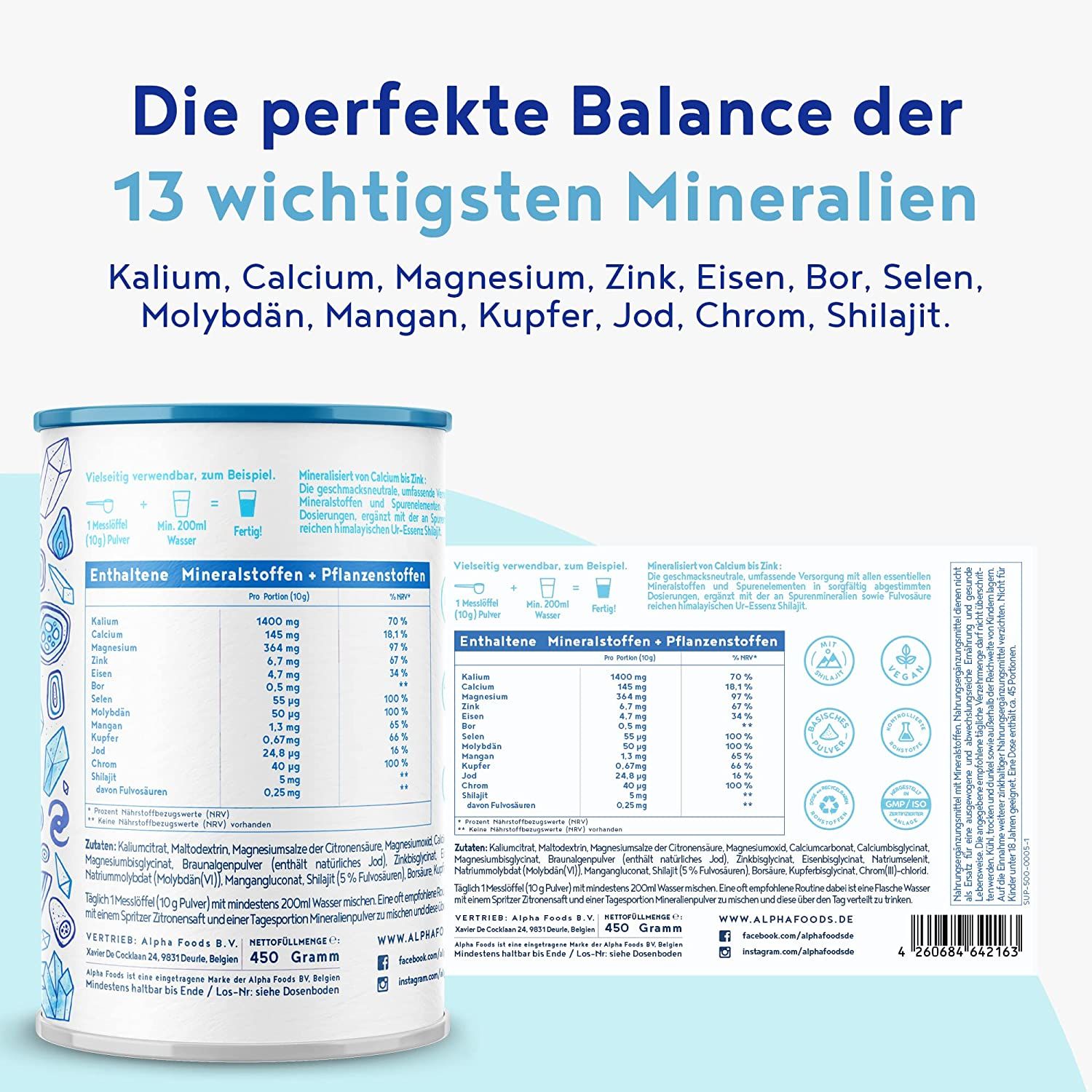 Mineralien und Spurenelemente - Mit Ur-Essenz Shilajit