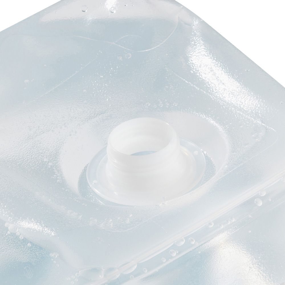 Nahaufnahme des Ausgussstutzens eines 5-Liter-Kanisters mit EPI-MED GEL.