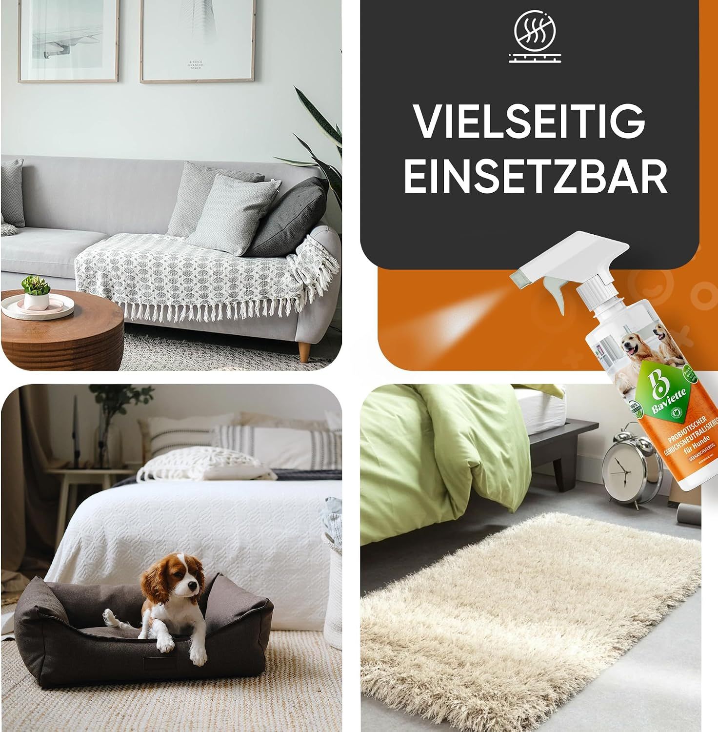 Baviette Probiotisscher Geruchsneutralisierer für Hunde