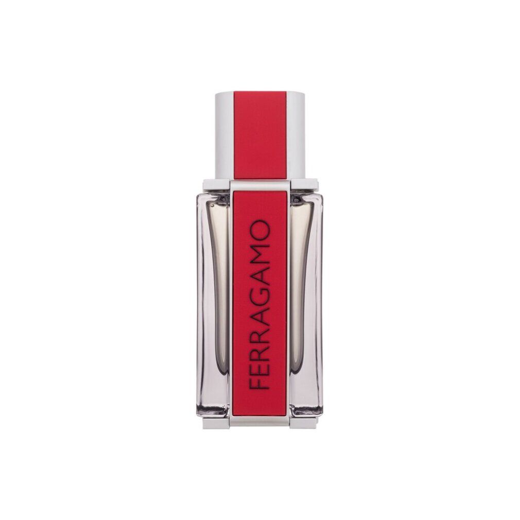 Salvatore Ferragamo Red Leather Eau de Parfum Flakon.