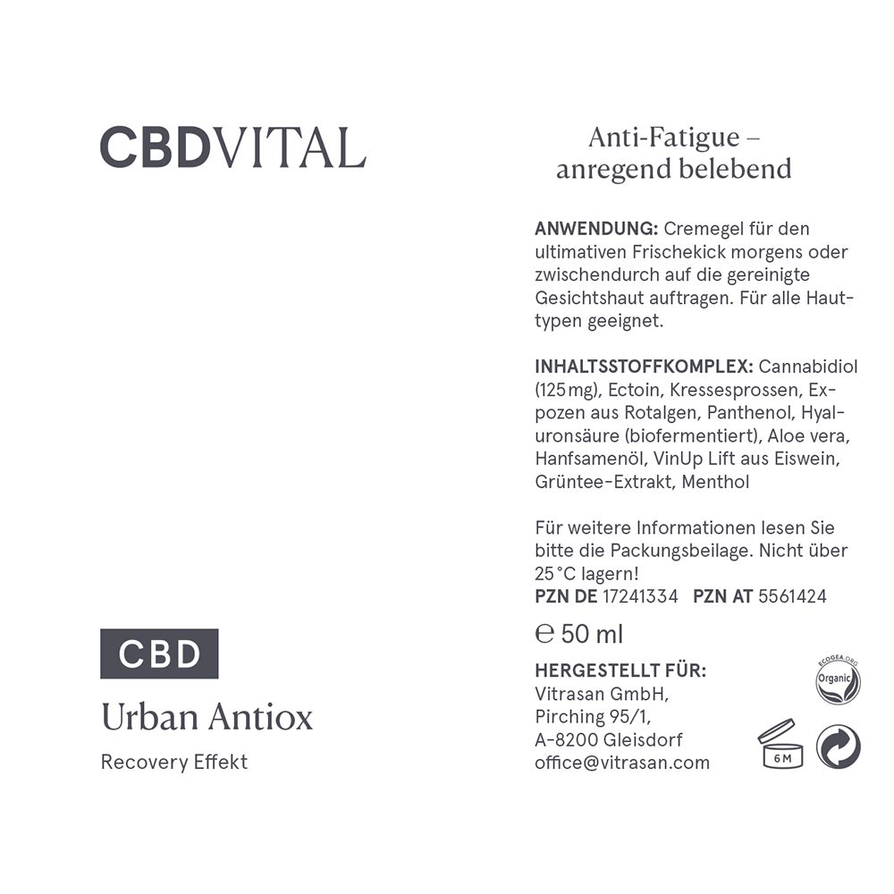 CBD VITAL Premium CBD Urban Antiox