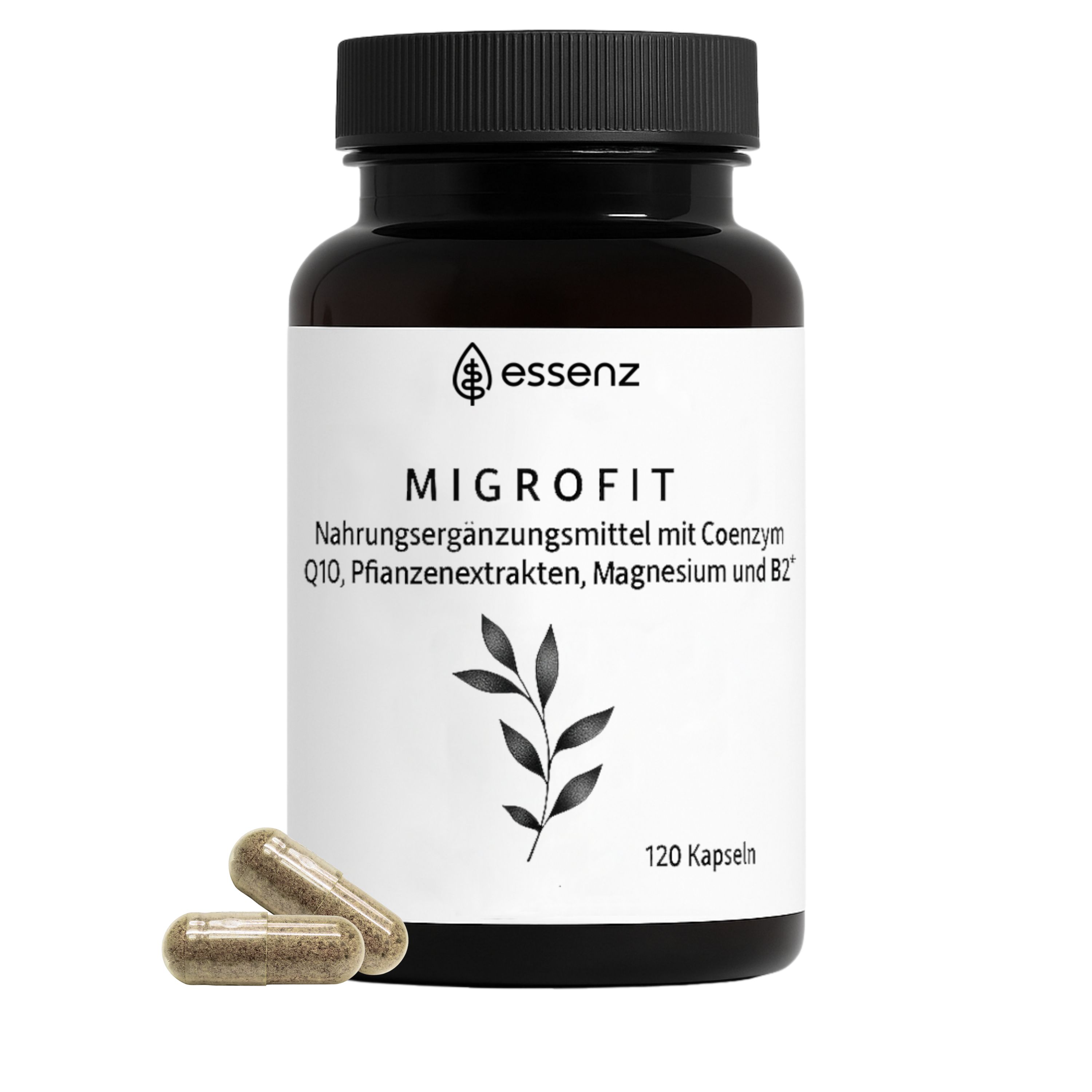 Essenz MigroFit Kapseln – Magnesium, Vitamin B2 & Q10 1x120 St