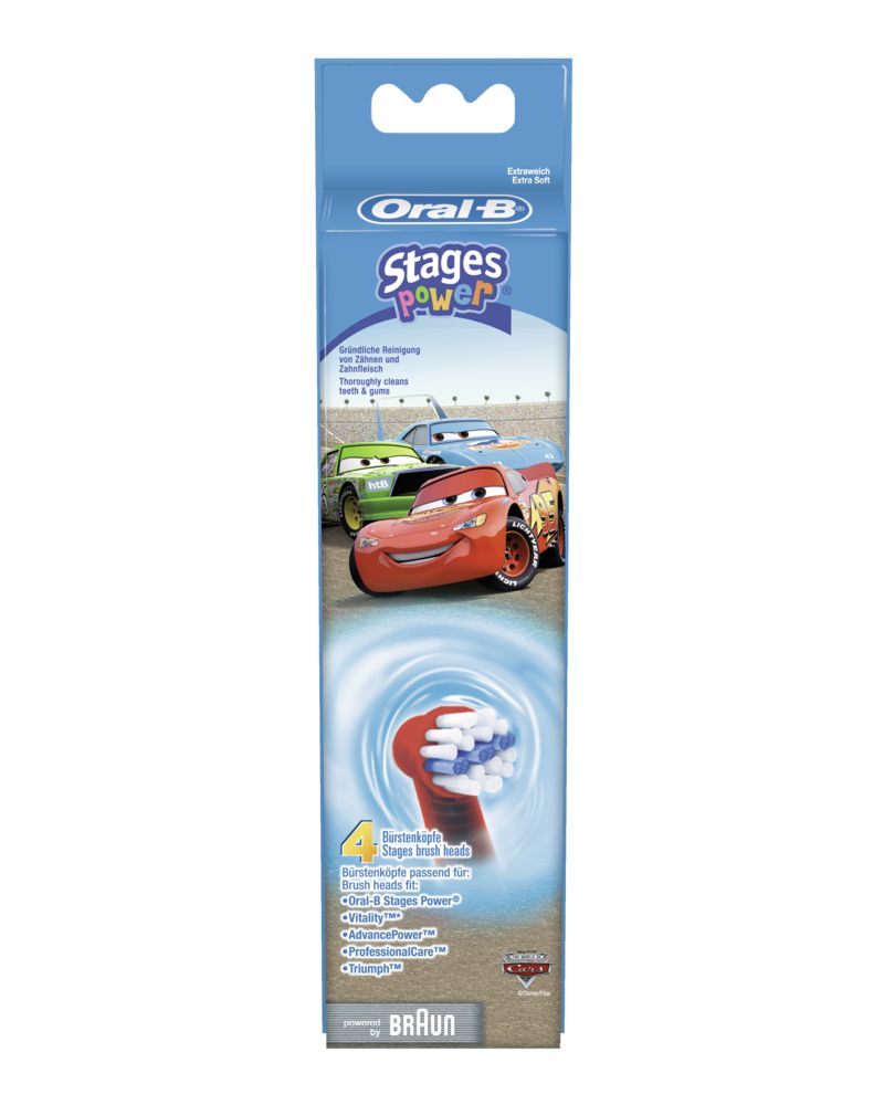 Oral-B - Aufsteckbürsten "Stages Power - Cars"