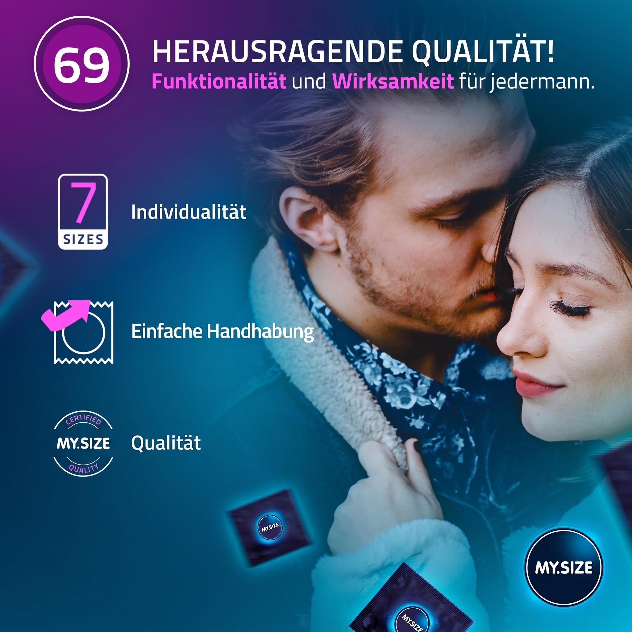 MY.SIZE Classic Kondome Größe 7 69mm