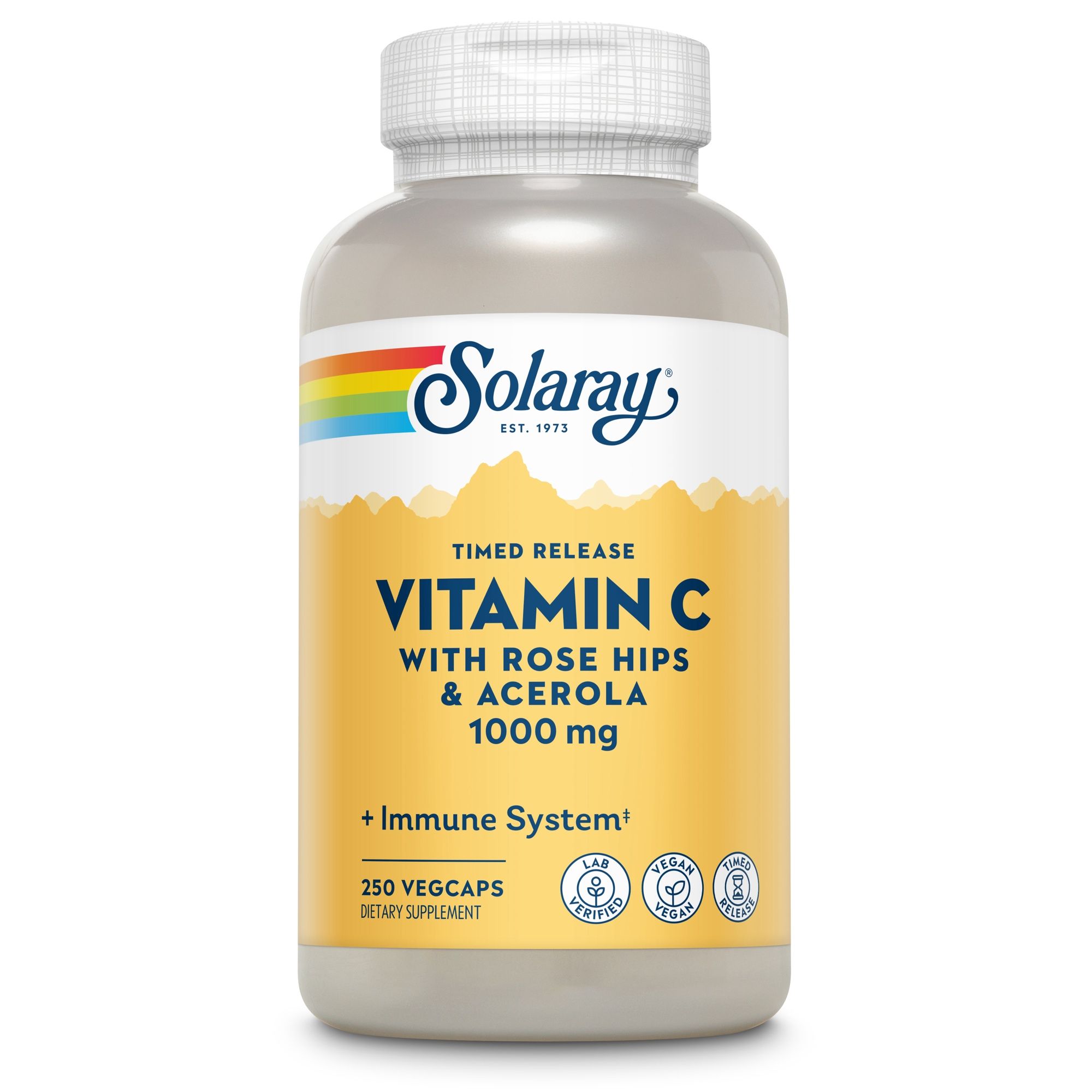 Solaray Vitamin C 1000 mg mit Hageb & Acerola verz