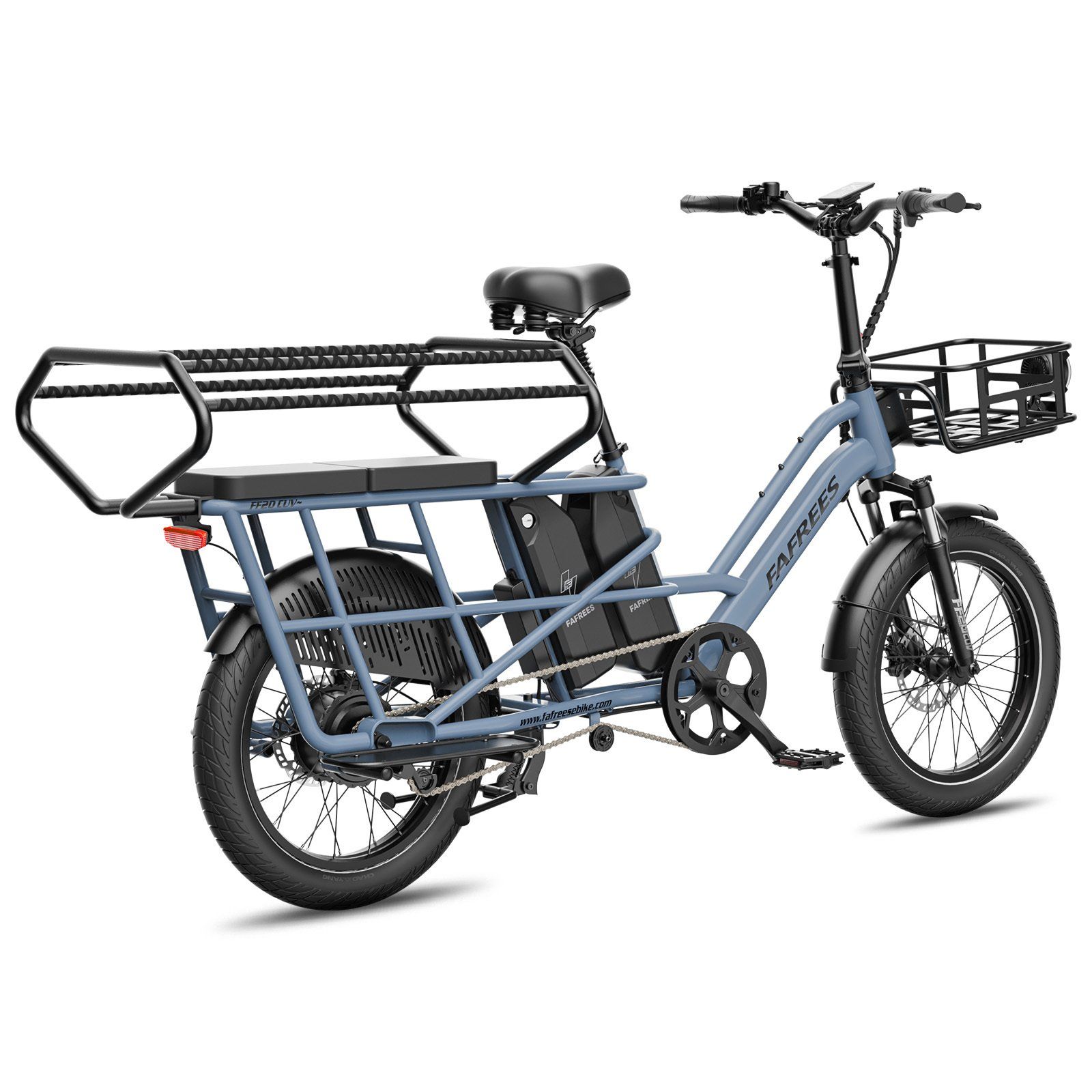 FAFREES FF20 CUV Modulares Longtail-E-Bike – Dual-Akku 30 Ah