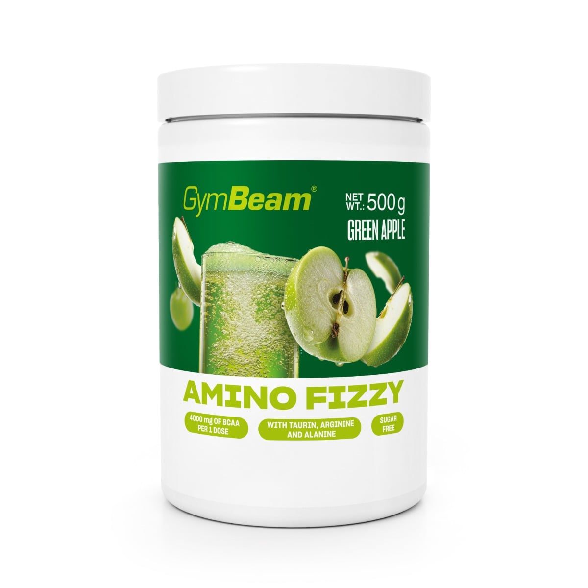 GymBeam Amino Fizzy Aminosäuren-Komplex Brausepulver vegan 500 g Pulver