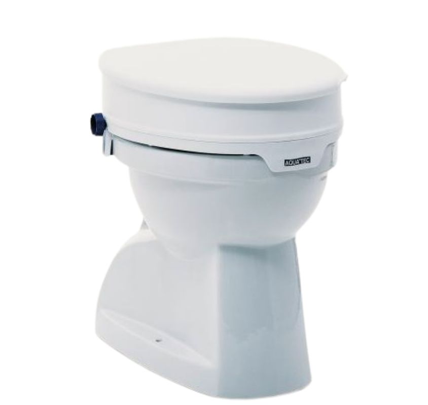 Invacare Aquatec Toilettensitzerhöhung 10 cm mit Deckel