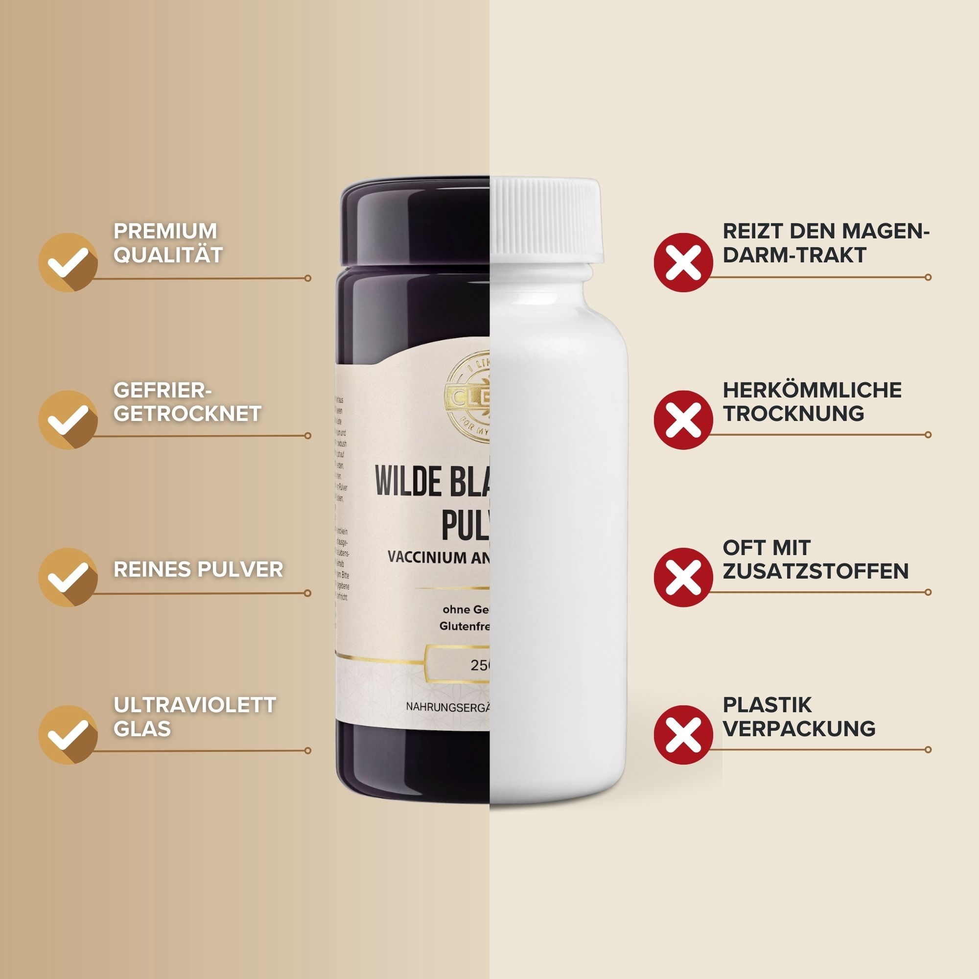 i-like-it-clean Wilde Blaubeere Pulver aus Kanada