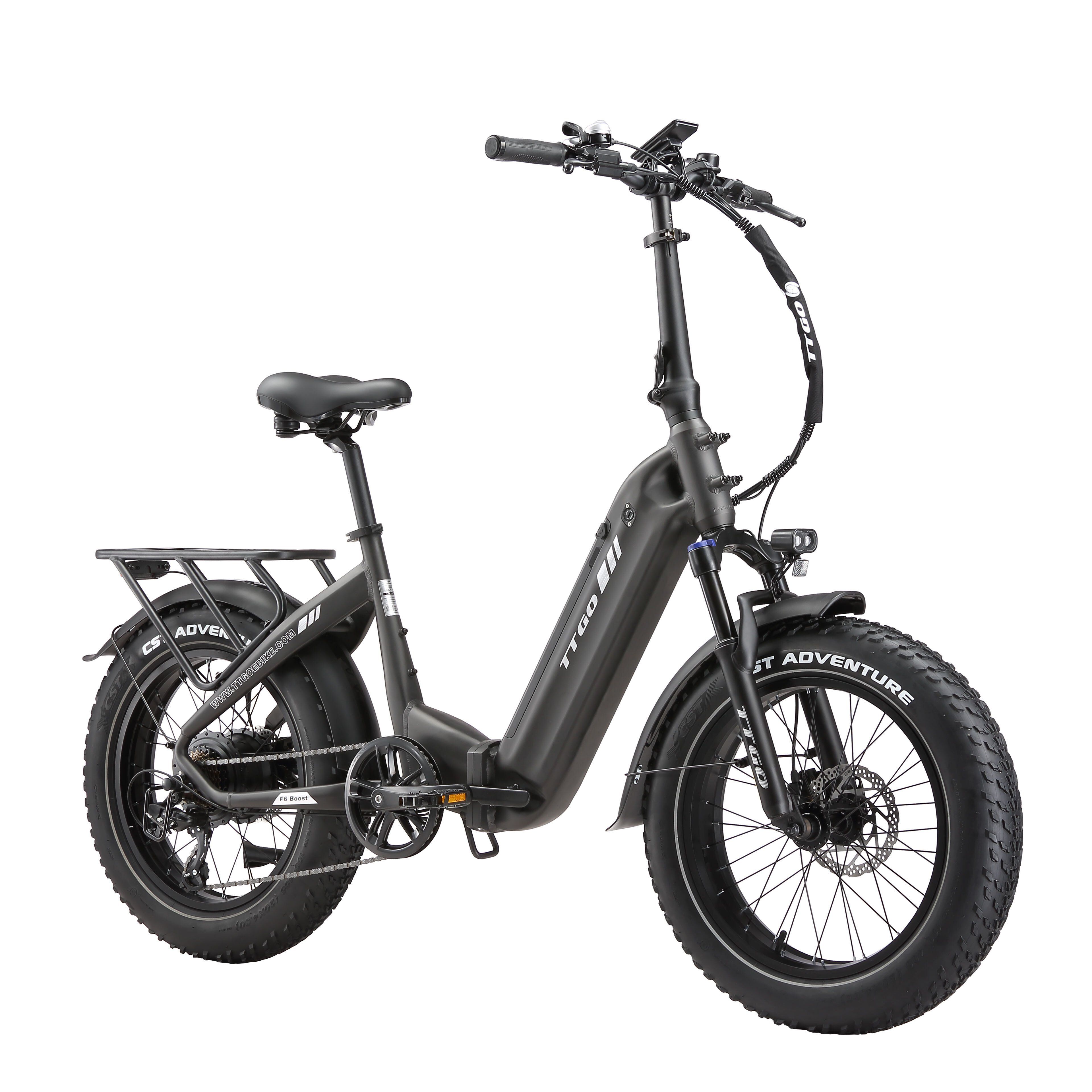 Ttgo F6 Boost Faltbares E-Bike, 48V 18Ah Akku, hydraulische Scheibenbremse 1 St