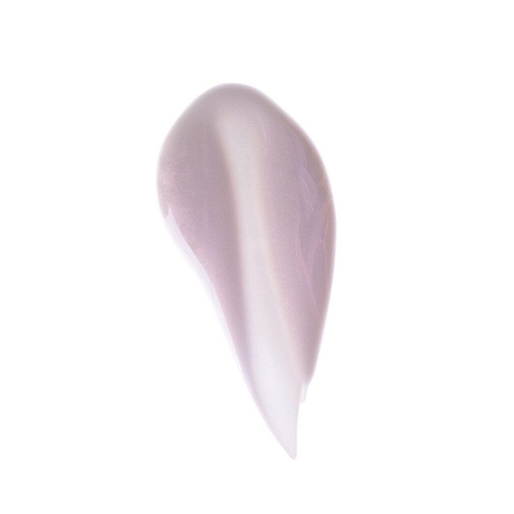 Farbverlauf aus Produkt. Helle, rosa-weiße Farbe. Auf weißem Hintergrund.