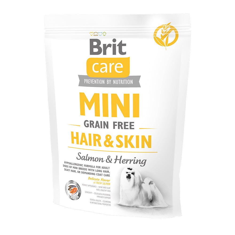 Brit Care Dog Mini - Grain Free Hair & Skin - Salmon & Herring