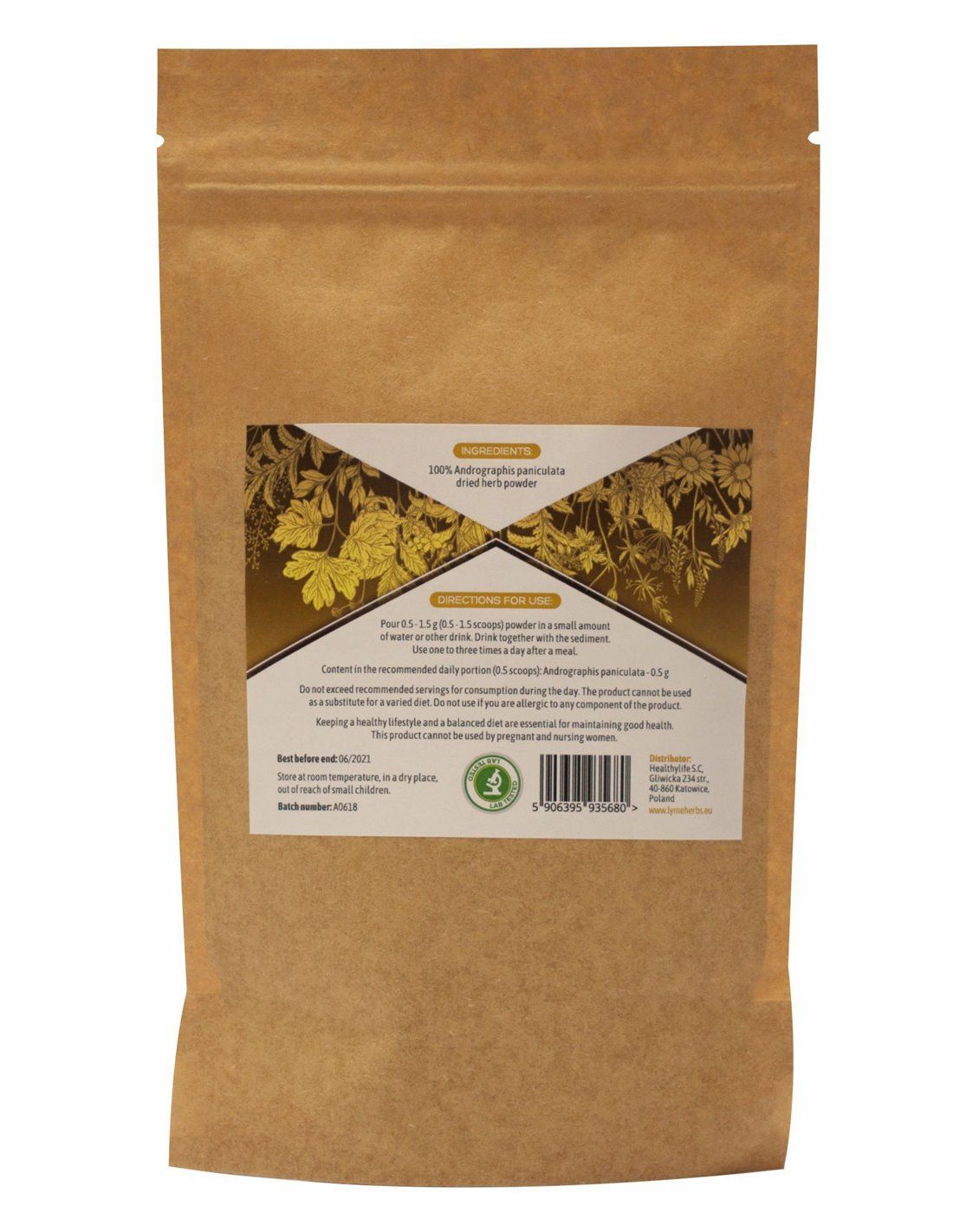 Lymeherbs Kalmegh (Andrographis), Pulver