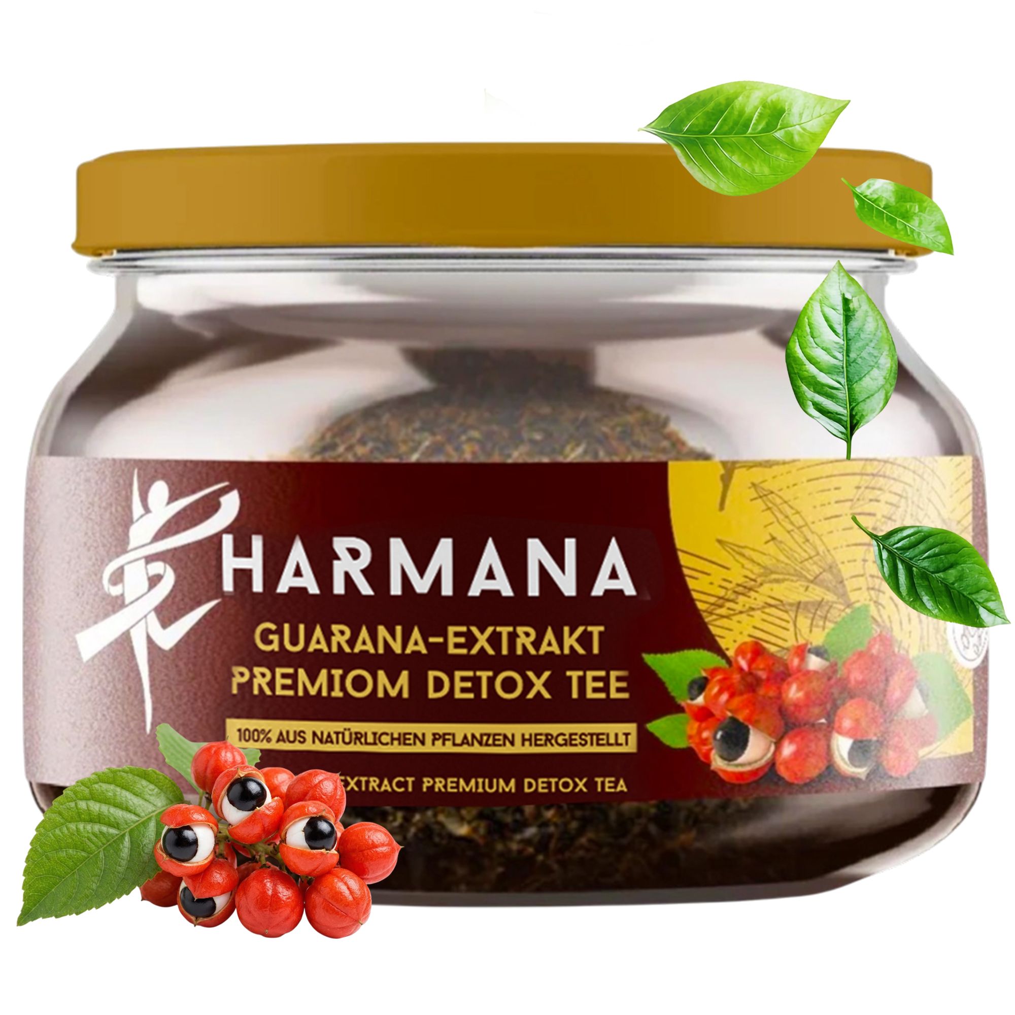 Harmana Guarana Extrakt Tee 100 g Pulver