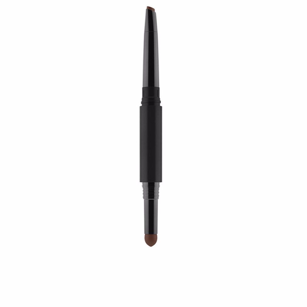 Doppelstift. Schwarzer Schaft, braune Spitze und Applikator. Gosh Brow Shape & Fill 001 Brown.