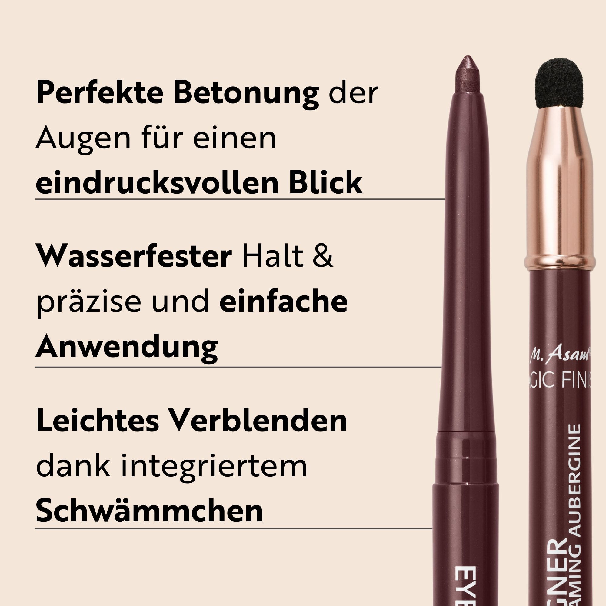 M ASAM, Eye Designer Kajal Gleaming Aubergine