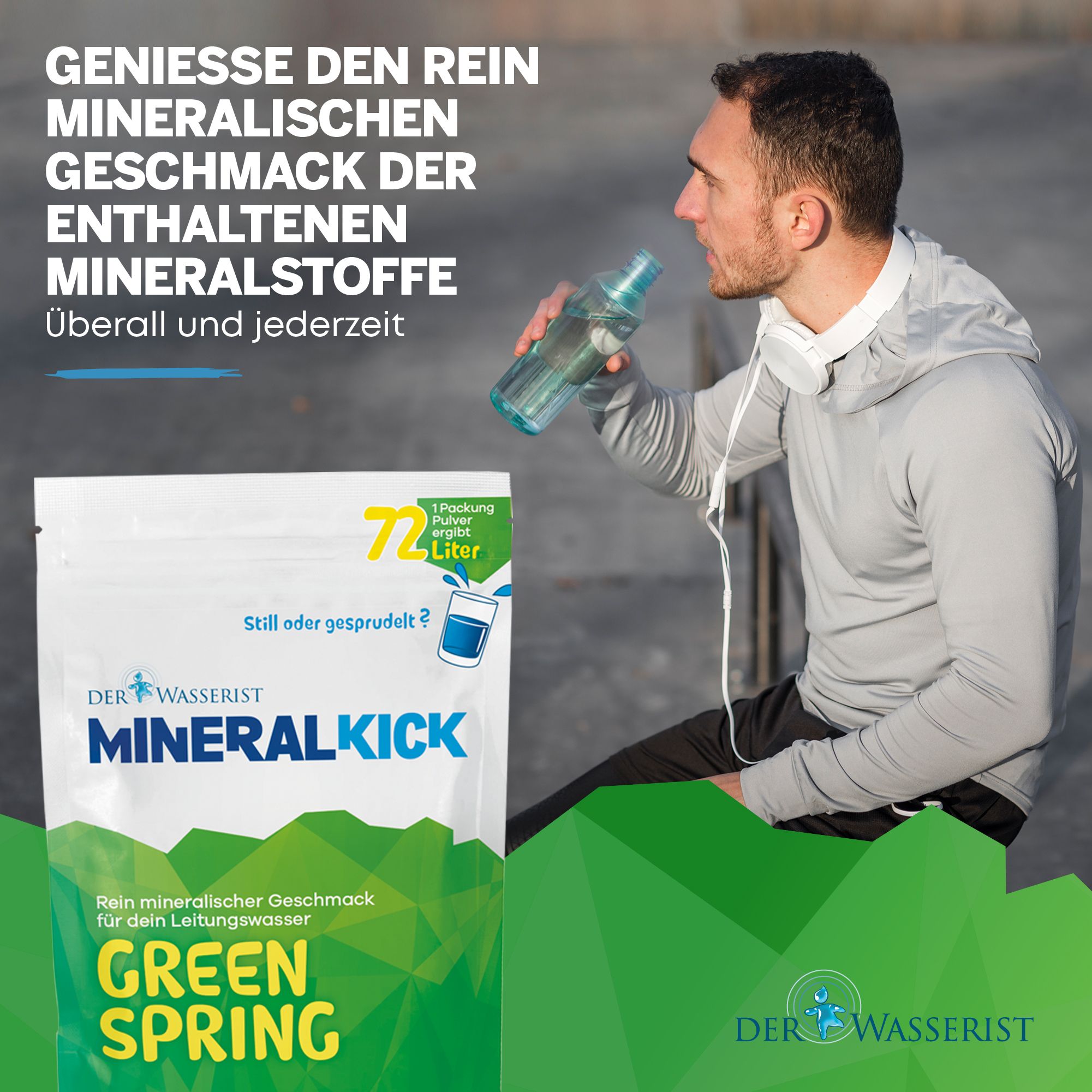 Der Wasserist MineralKICK GREEN SPRING