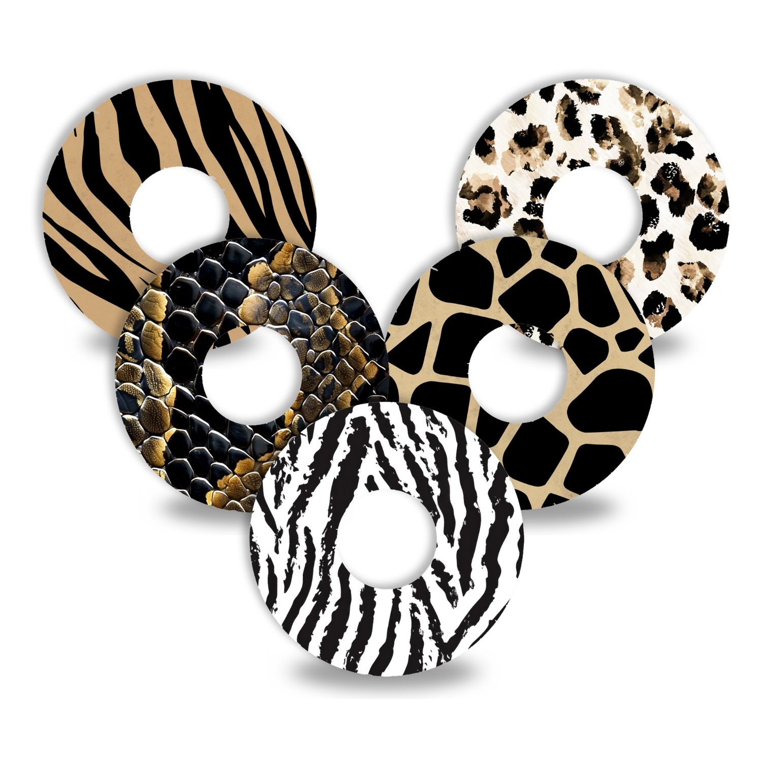 Diasticker® FreeStyle Libre 3 / 3 Plus Fixiertapes "Safari"