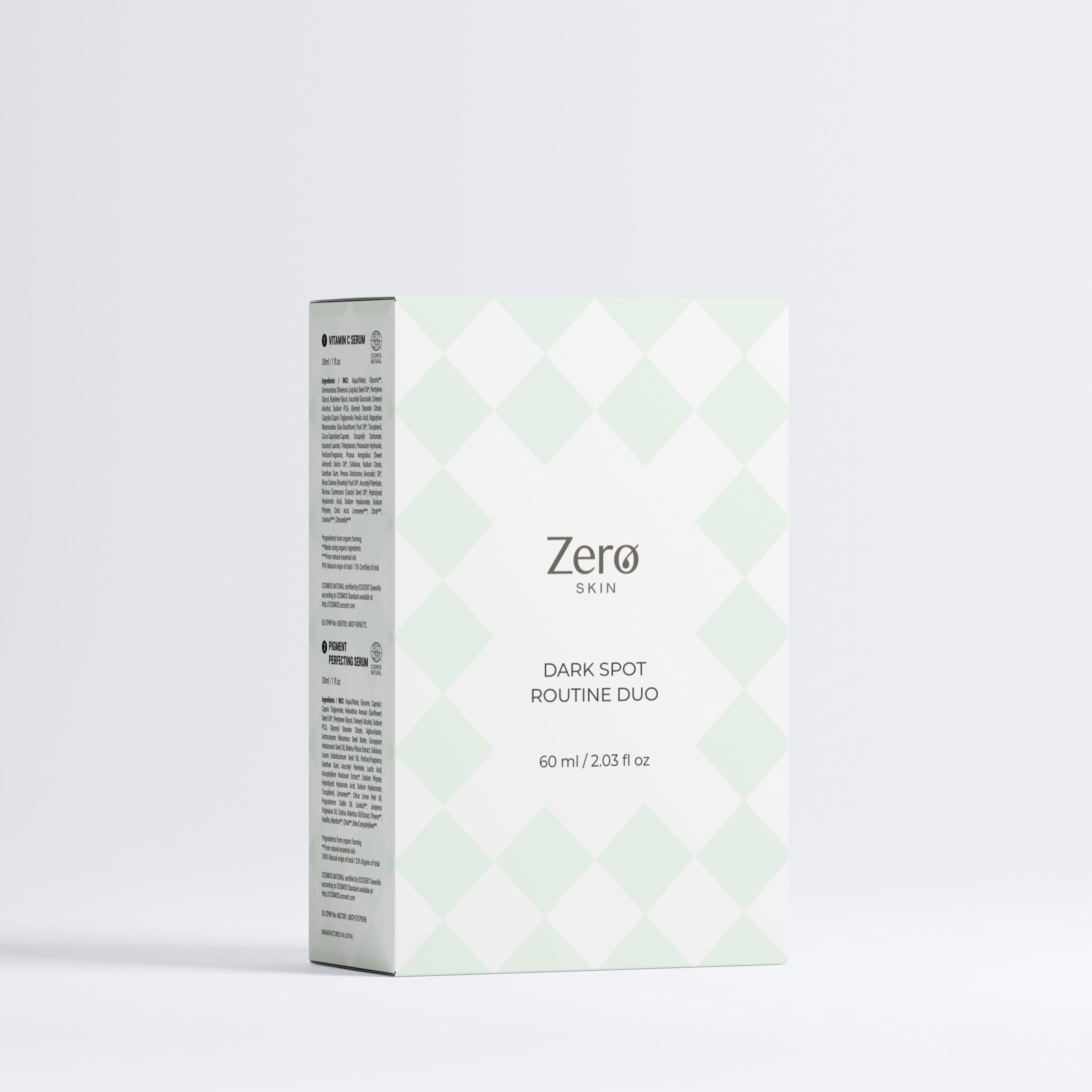 Zero Skin Dark Spot Routine Duo, ausgleichend strahlkraftfördernd bei Pigmentflecken