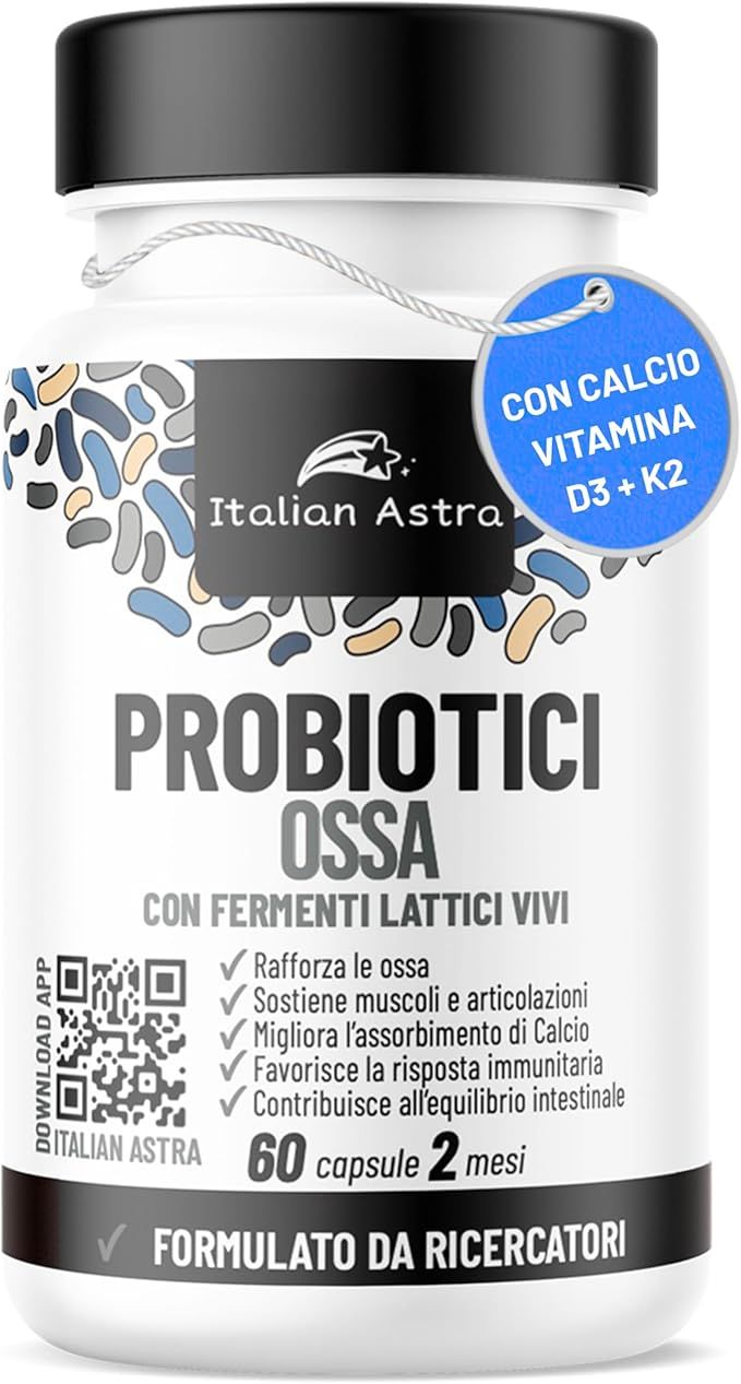 ITALIAN ASTRA Probiotici Ossa trattamento 2 mesi