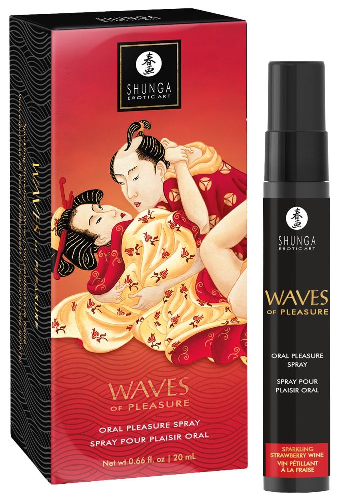 Shunga Erotic Art "Waves of Pleasure" Oral Pleasure Spray, 20 ml.