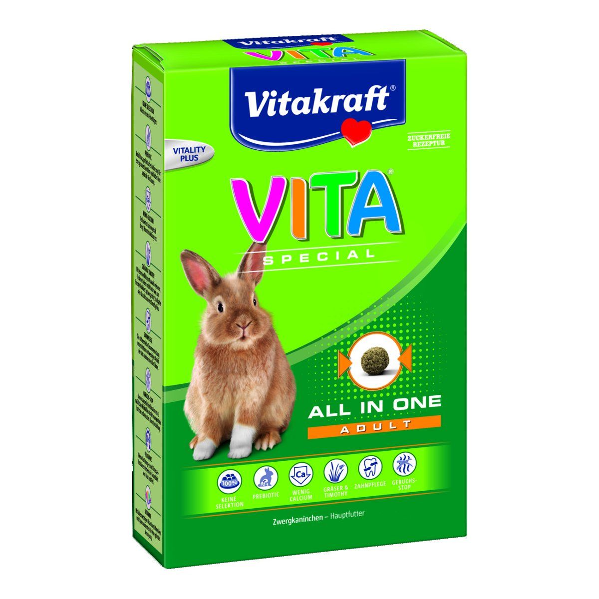 VITAKRAFT Vita Special Adult (Regular), Futter für Zwergkaninchen