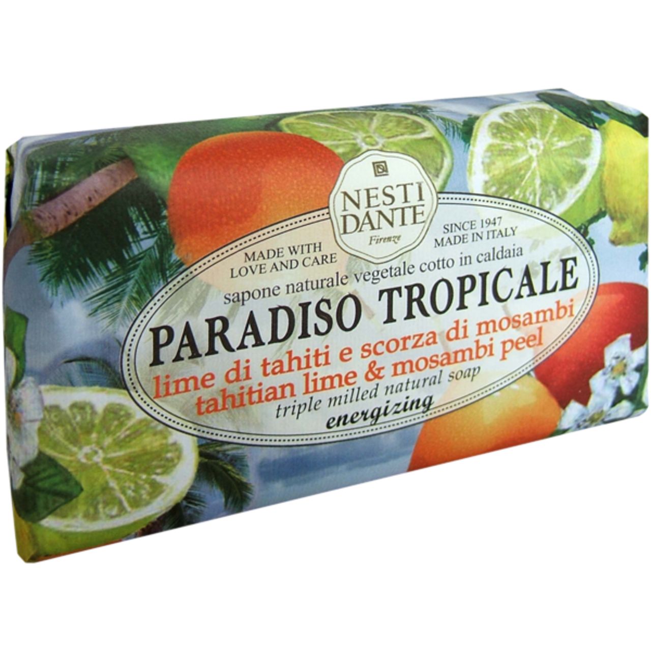 Nesti Dante Firenze, Paradiso Tropicale energihzing Soap Tahitian Lime und Mosambi Pee 250 g Seife