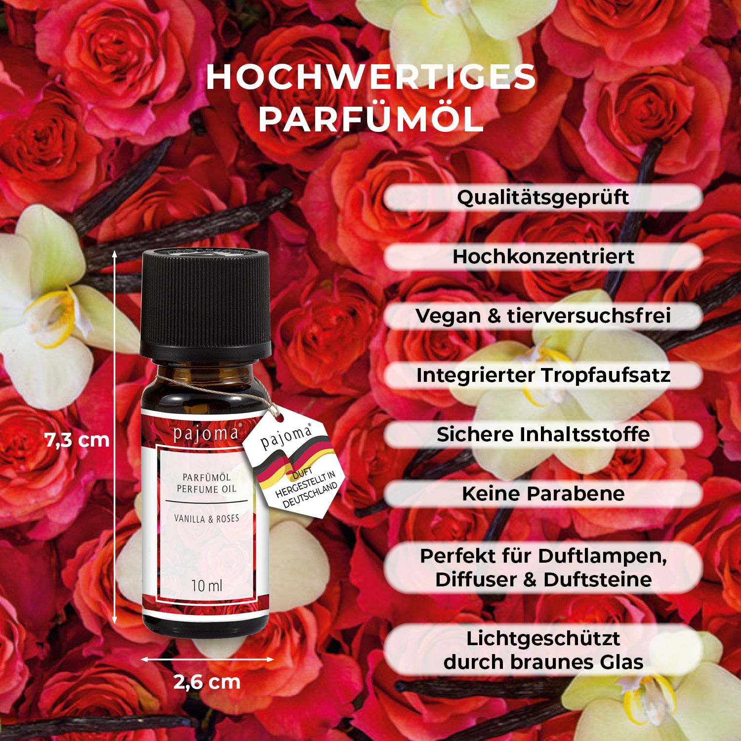 pajoma® Duftöl Vanilla & Roses