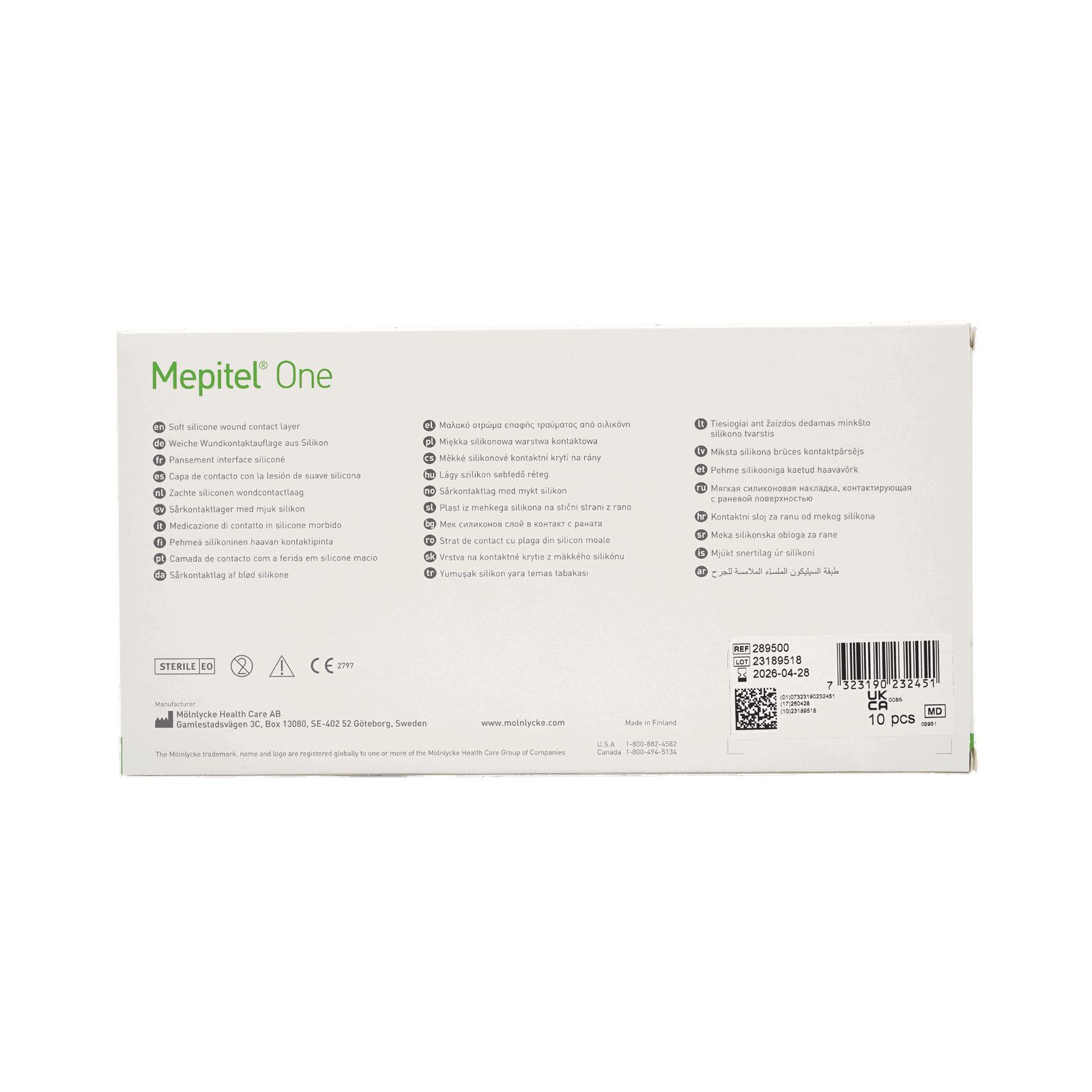 MEPITEL ONE 10 X 18CM